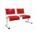 Spectrum Beam Seating - 2 Seater - Red Seats