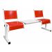 Spectrum Beam Seating - 2 Seater with Table - Red Seats - H.860 W.510 L.1670 