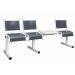 Spectrum Beam Seating - 3 Seater with Table - Dark Grey Seats - H.860 W.510 L.2310