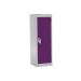 Spectrum School Locker - 1 Compartment - Berry Burst Doors - H.955 W.300 D.450