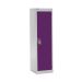Spectrum School Locker - 1 Compartment - Berry Burst Doors - H.1235 W.300 D.450