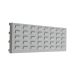 Louvre Back Panel 750mm to suit 1500mm Workbench - Light Grey