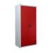 Perforated Tool Cupboards - Red Doors - H.1800 W.900 D.460