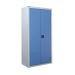 Perforated Tool Cupboards - Light Blue Doors - H.1800 W.900 D.460