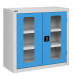 Vision Door Cupboard - Light Blue Doors - 2 Shelves - H.900 W.900 D.460