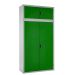 Modular Cupboard - 3 Shelves - H.2300 W.900 D.610 - Green Doors