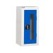 Vision Door Cupboard - Dark Blue Doors - 2 Shelves - H.700 W.350 D.300