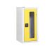 Vision Door Cupboard - Yellow Doors - 1 Shelf - H.900 W.460 D.460