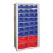 Storage Container Cupboard - H.1800 W.900 D.460 (Option 1B 28x size 4, 4x size 6, 8 shelves)
