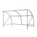 Dudley Cycle Shelter without Perspex Panels - Galvanised & Unpainted - H.2230 W.2000 D.2150