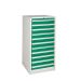 Euroslide 11 Drawer - 11x100mm - H.1200 W.600 D.650 - Green