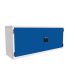  Euroslide Modular Overhead Cupboards - H.500 W.1200 D.325 - Blue Fronts 