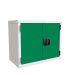  Euroslide Modular Overhead Cupboards - H.500 W.600 D.325 - Green Fronts 