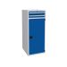  Euroslide 2 Drawer & Cupboard - 2x100mm, 1x1250mm - H.1500 W.600 D.650 - Blue