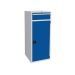  Euroslide 1 Drawer & Cupboard - 1x200mm, 1x1250mm - H.1500 W.600 D.650 - Blue