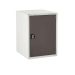 Euroslide Cupboard - 1x750mm - H.825 W.600 D.750 - Dark Grey