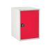 Euroslide Cupboard - 1x750mm - H.825 W.600 D.750 - Red