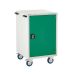Mobile Euroslide Cupboard - 980.600.650 - 1x750mm -Green