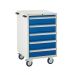 Mobile Euroslide - 980.600.650 - 5 Drawer 5x150mm -Blue