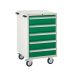 Mobile Euroslide - 980.600.650 - 5 Drawer 5x150mm -Green