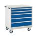 Mobile Euroslide - 980.900.650 - 5 Drawer 2x100mm, 2x150mm, 1x200mm -Blue