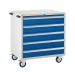 Mobile Euroslide - 980.900.650 - 5 Drawer 5x150mm -Blue