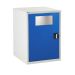 Euroslide Disposal Unit Supplied with Internal Plastic Bin - H.825 W.600 D.650 - Dark Blue