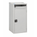 Computer Workstation - Single Door - H.980 W.600 D.450 - Light Grey