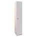 Plant-On Lockers - Laminate - H.1800 W.300 D.300mm - 1 Compartment - Light Grey