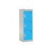 School Locker - 3 Compartment - Light Blue Doors - H.955 W.380 D.380