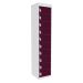 Dual 3-Pin Only Charging Locker - H.1800 W.380 D.380mm - 10 Compartment, 10 Door - Berry Burst