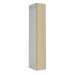 Timber Door Locker - 1 Compartment - Light Springfield Oak Doors (Plain) - H.1800 W.300 D.450