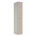 Timber Door Locker - 2 Compartment - Oyster Urban Oak (Patterned) - H.1800 W.380 D.380