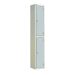 Laminate Door Locker - 2 Compartment - Light Grey Doors - H.1800 W.300 D.300