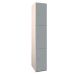  Plant-On Lockers - MFC - H.1800 W.300 D.450mm - 3 Compartment - Dust Grey 