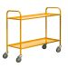 Economy Shelf Truck - 2 Tiers - Yellow H.960 W.495 D.1100