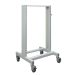 System Flow Trolleys - Basic Frame With Castors - H.1650 W.680 D.260 - Light Grey