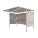 Traditional Cycle Shelter - Initial - Closed Back, Perforated Sides - 2180.2500.2450 - Light Grey