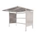 Traditional Cycle Shelter - Initial - Open Back, Galvanised Sides - 2180.2500.2450 - Light Grey