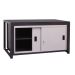 Sliding Door Heavy-Duty Workbench - H.840 W.1500 D.600mm - Steel Worktop
