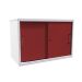  Euroslide Sliding Door Cupboard - H.825 W.1200 D.650 - Red