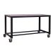 Mobile Heavy Duty Workbench - H.840 W.1800 D.600mm - Steel Worktop