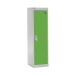 Spectrum School Locker - 1 Compartment - Sublime Lime Doors - H.1235 W.300 D.450
