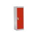 Spectrum School Locker - 1 Compartment - Tamarillo Red Doors - H.955 W.380 D.380