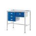 Team Leader Workstation - Triple Drawer & Single Drawer - Flat Top - H.920 W.1000 D.460 
