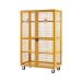 Hazardous Boxwell Trolley With Doors - Steel Shelves - H.1655 W.1200 D.600  