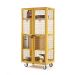 Hazardous Boxwell Trolley With Doors - Steel Shelves - H.1955 W.900 D.600  