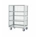 Boxwell Trolley Without Doors - Light Grey - Steel Shelves - H.1355 W.900 D.600  