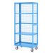 Boxwell Trolley Without Doors - Light Blue - Steel Shelves - H.1955 W.900 D.600  