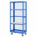 Boxwell Trolley Without Doors - Dark Blue - Plywood Shelves - H.1955 W.900 D.600  